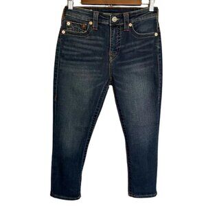 True Religion Halle High Rise Super Skinny Women's Dark Blue Jeans Size 27